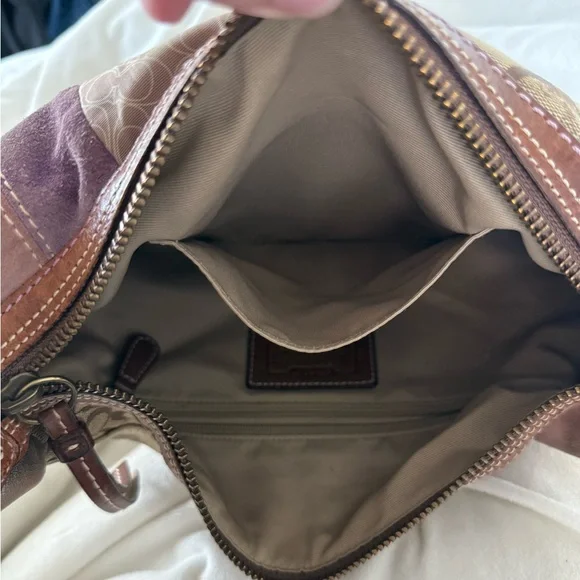 Vintage Coach Y2K Patchwork Shoulder Bag - Picture 10 of 13